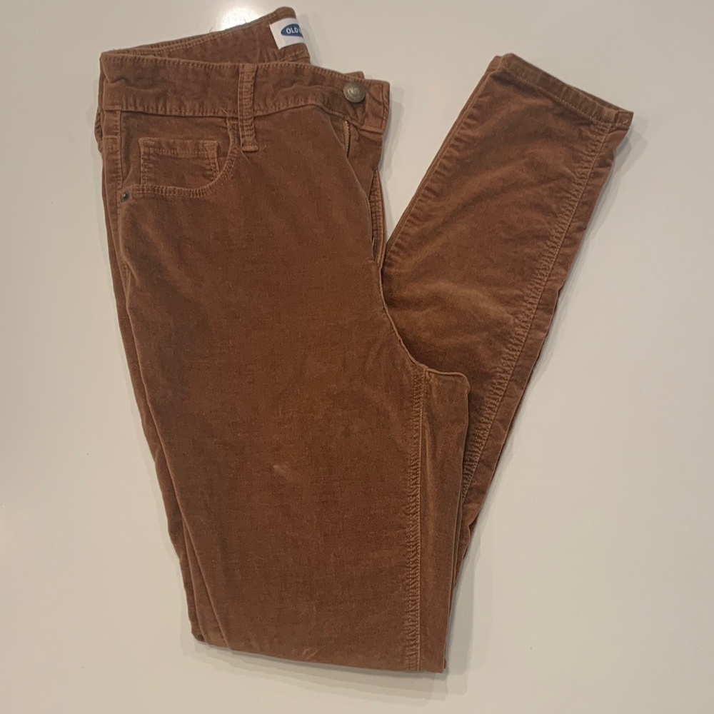 Old Navy Brown Corduroy Skinny Pants